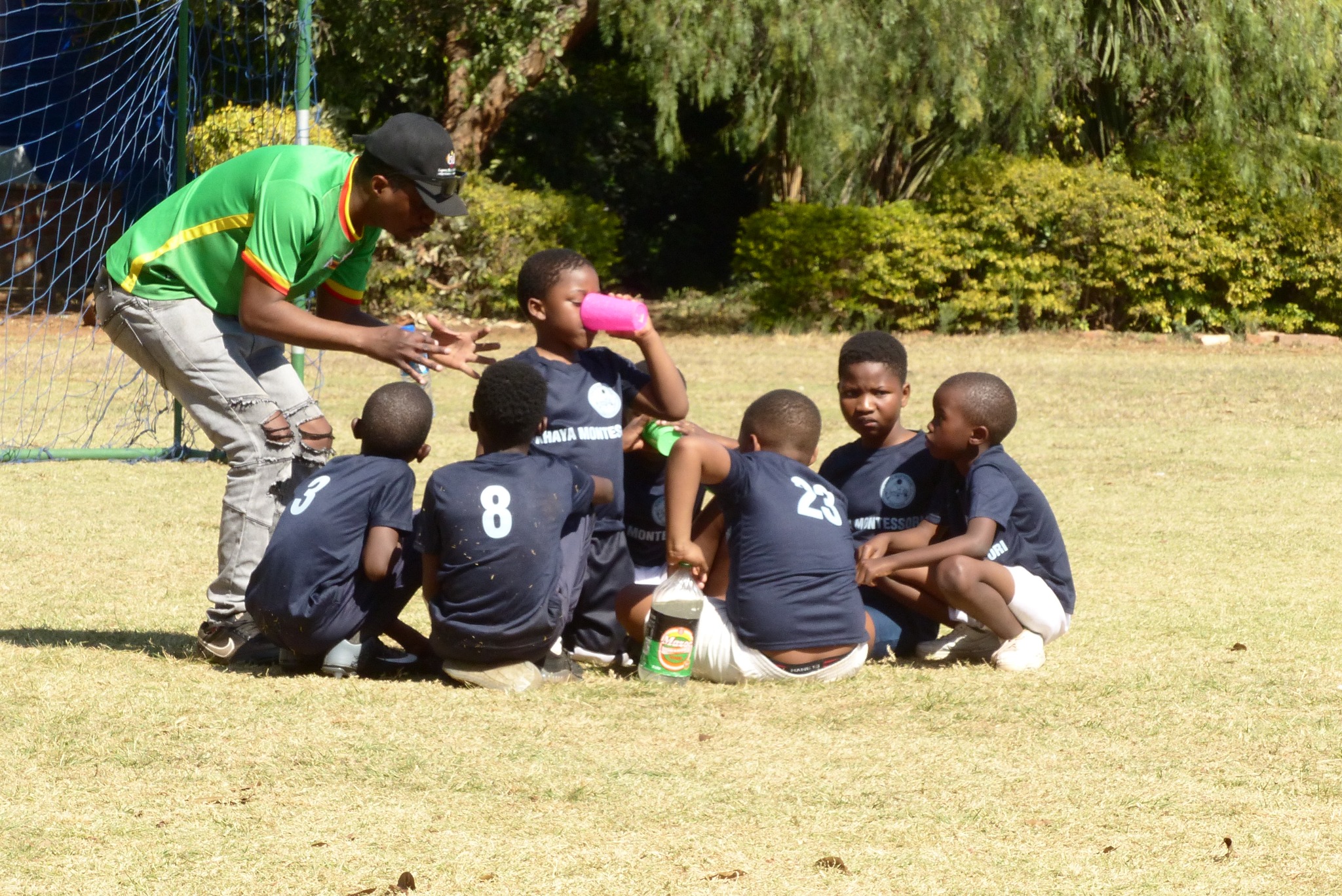 Football team break